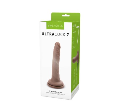 Realistyczny silikonowy penis z przyssawką 18 cm